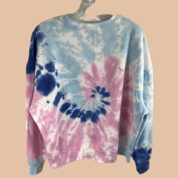 Macy's Brand Rebellious One - Tie Dye - Short Crewneck Sweater - Picture 2 of 7